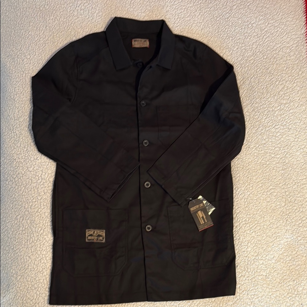 Industry Line Workwear Men's 8-Pocket 3/4-Length Long Sleeve Chef Coat